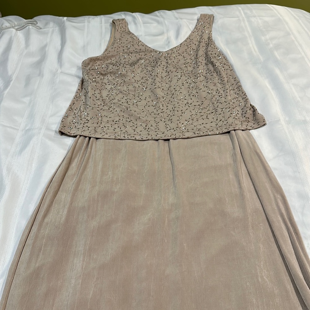 Champagne Mother of the bride/groom dress.